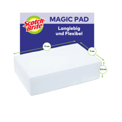 Scotch Brite Fleckenradierer Magic2 2 St./Pack.