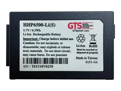 GTS HHP6500-LI(S) - Handheld-Akku (Standard) - Lithium-Ionen - 2300 mAh - 8.5 Wh - für Honeywell Dolphin 6100, 6110, 6500, 6510