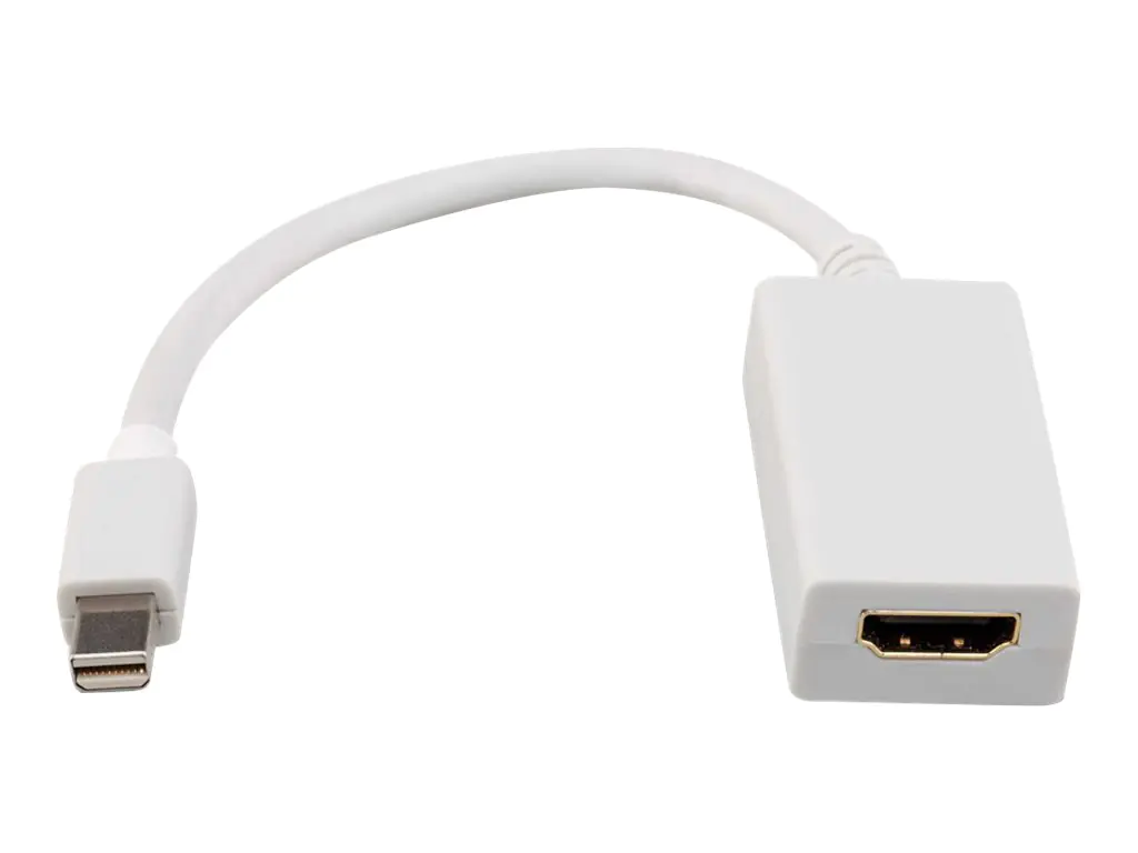 Roline - Videoadapter - Mini DisplayPort männlich zu HDMI weiblich - 10 cm - weiß