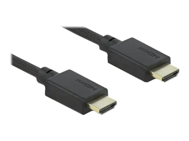 Delock - Ultra High Speed - HDMI-Kabel - HDMI männlich zu HDMI männlich - 1 m - Schwarz - 8K Unterstützung