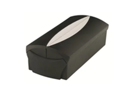 HAN Visitenkartenbox VIP 2000-13 f. 500Karten schwarz/grau +Register