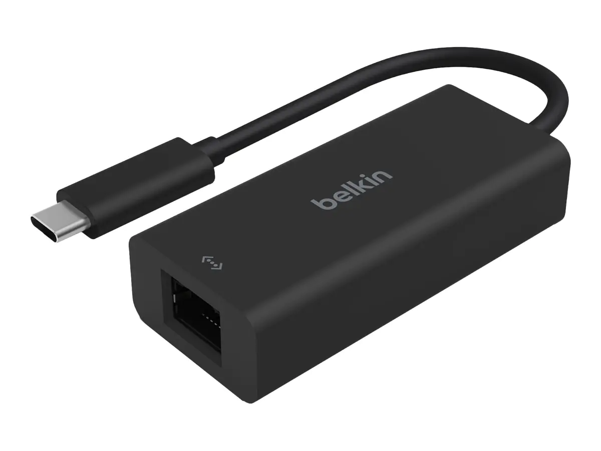 Belkin CONNECT - Netzwerkadapter - USB-C - 10M/100M/1G/2,5 Gigabit Ethernet - Schwarz