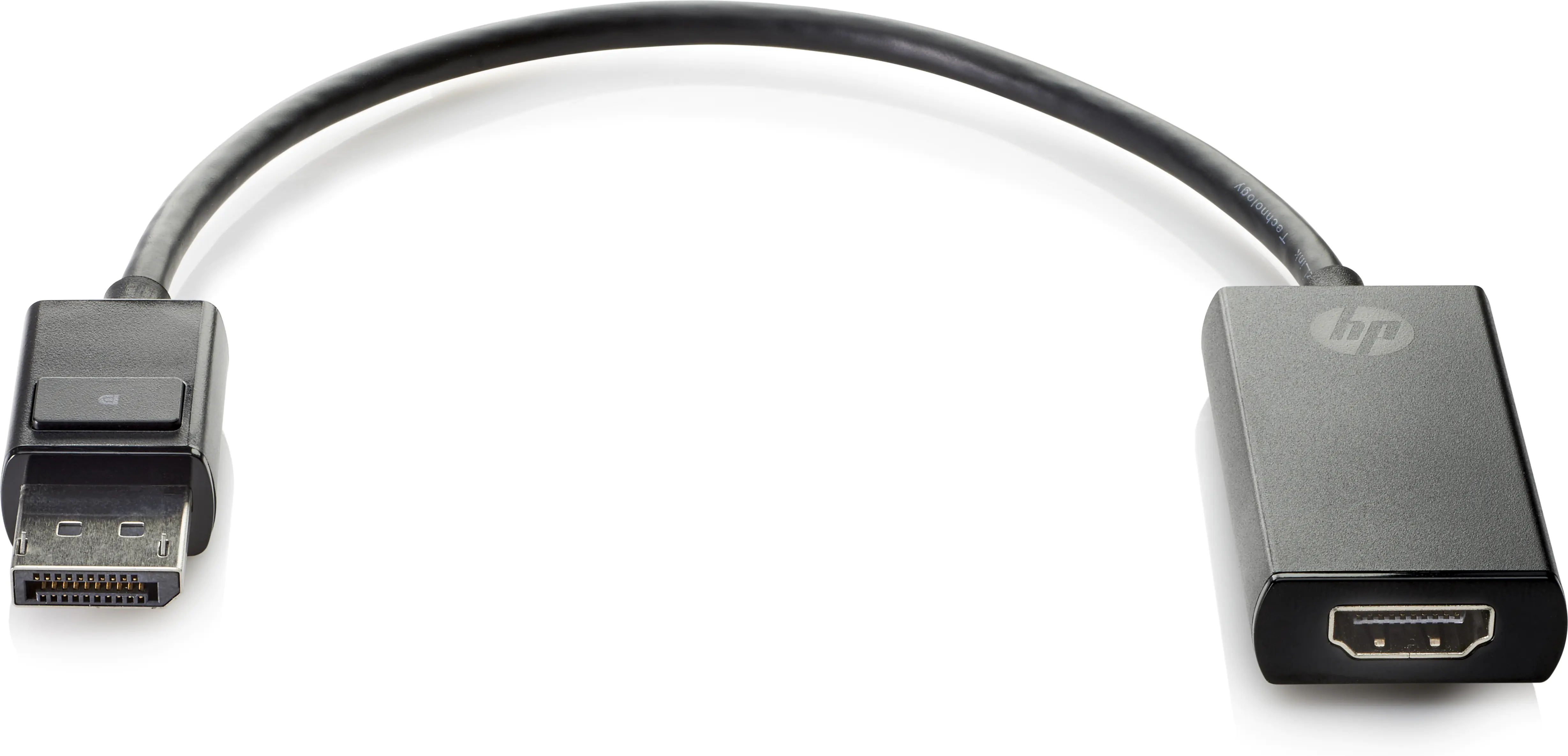 HP DisplayPort to HDMI 4K Adapter - Videoanschluß - DisplayPort (M) bis HDMI (W) - 4K Unterstützung - für HP 260 G4, t540; Desktop Pro 300 G6; Elite Slice G2; EliteDesk 805 G6; ProDesk 405 G6