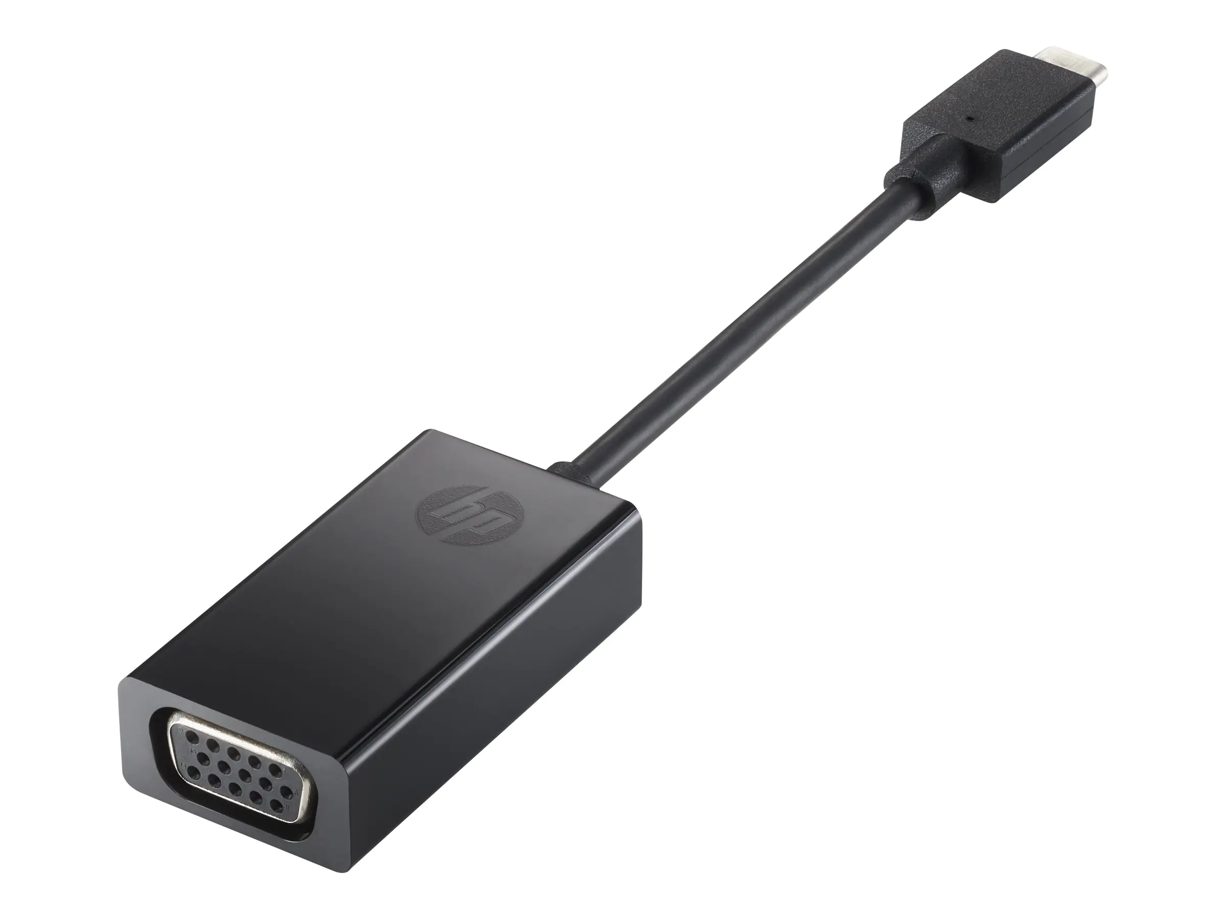 HP - Externer Videoadapter - USB Type-C - D-Sub - Schwarz - N9K76AA