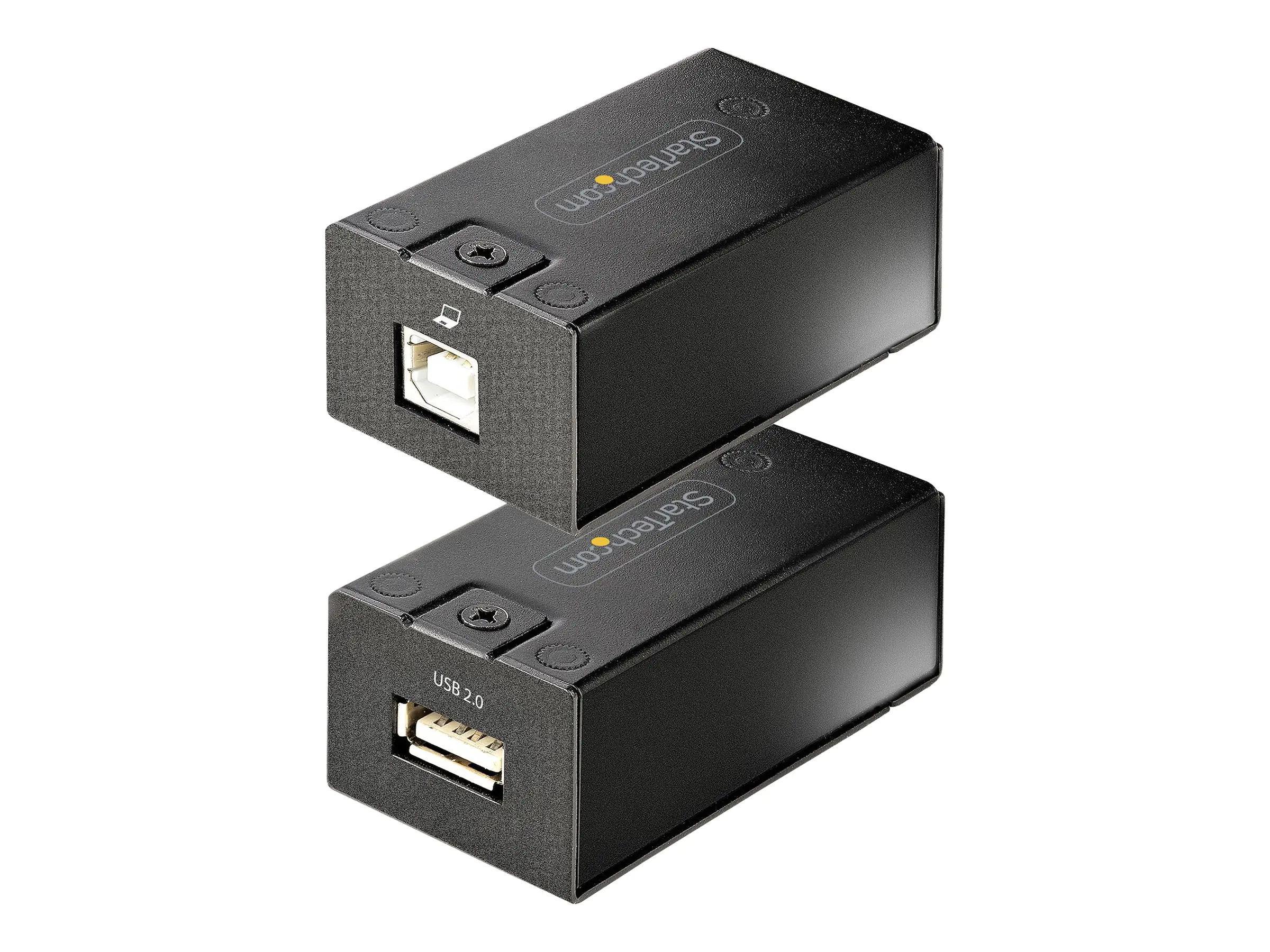 StarTech USB 2.0 Extender over Cat5e/Cat6 Cable (RJ45), 492ft/150m USB Over Ethernet Extender/Adapter Kit - Externally Powered USB Extender, USB to Ethernet Converter, 480 Mbps, Rugged Metal Housing (C15012-USB-EXTENDER) - USB-Erweiterung - USB 2.0 - über