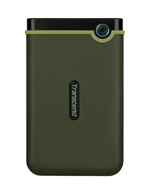 Transcend StoreJet 25M3 Slim - Festplatte - 1 TB - extern (tragbar) - 2.5" (6.4 cm) - USB 3.0 - Military Green