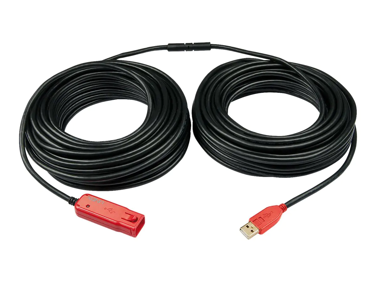 Lindy USB 2.0 Active Extension Cable - USB-Verlängerungskabel - USB (M) bis USB (W) - USB 2.0 - 30 m