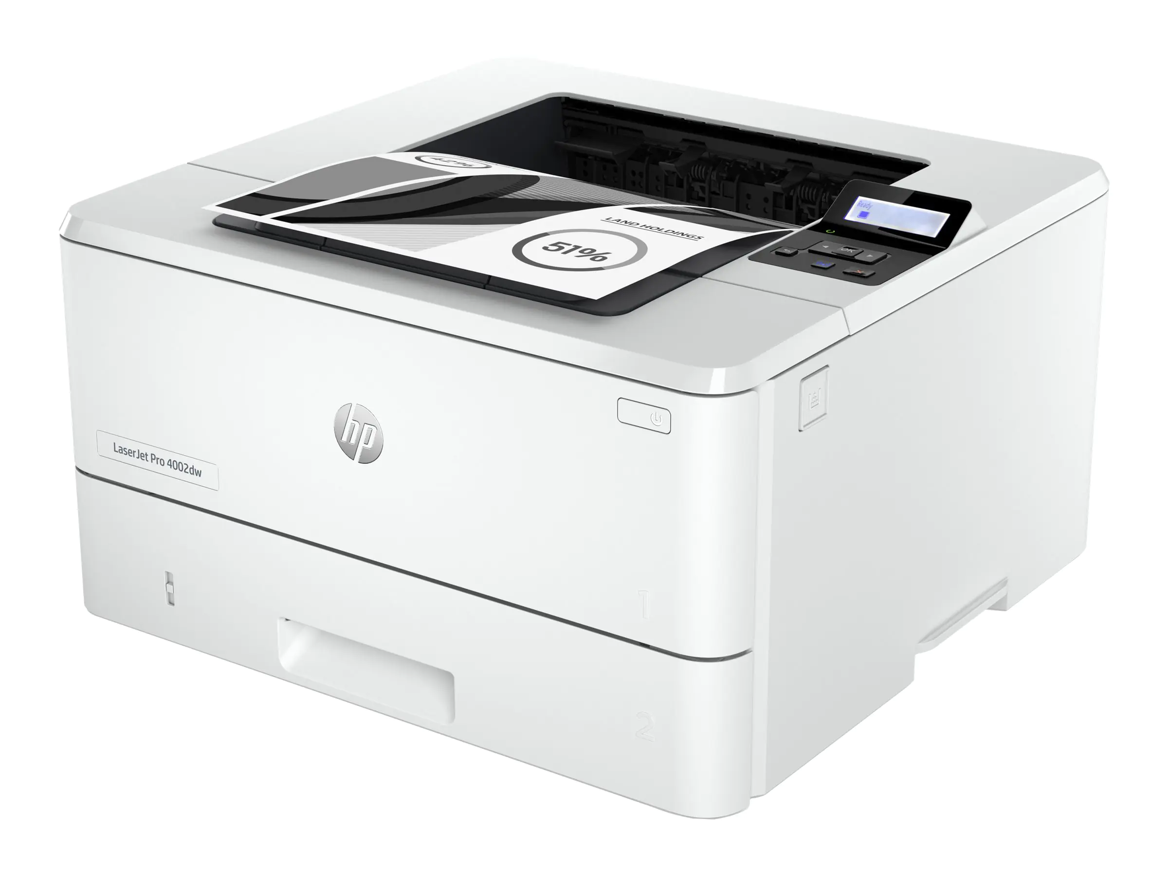 HP LaserJet Pro 4002dw - Drucker - s/w - Duplex - Laser - A4/Legal - 4800 x 600 dpi - bis zu 40 Seiten/Min. - Kapazität: 350 Blätter - USB 2.0, Gigabit LAN, Bluetooth, Wi-Fi(n)