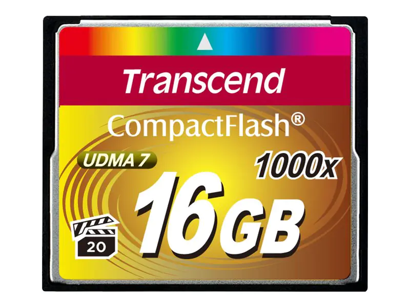 Transcend Ultimate - Flash-Speicherkarte - 16 GB - 1000x - CompactFlash