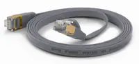 WANTEC 7071 - 0,1 m - Cat6a - F/UTP (FTP) - RJ-45 - RJ-45 - Grau
