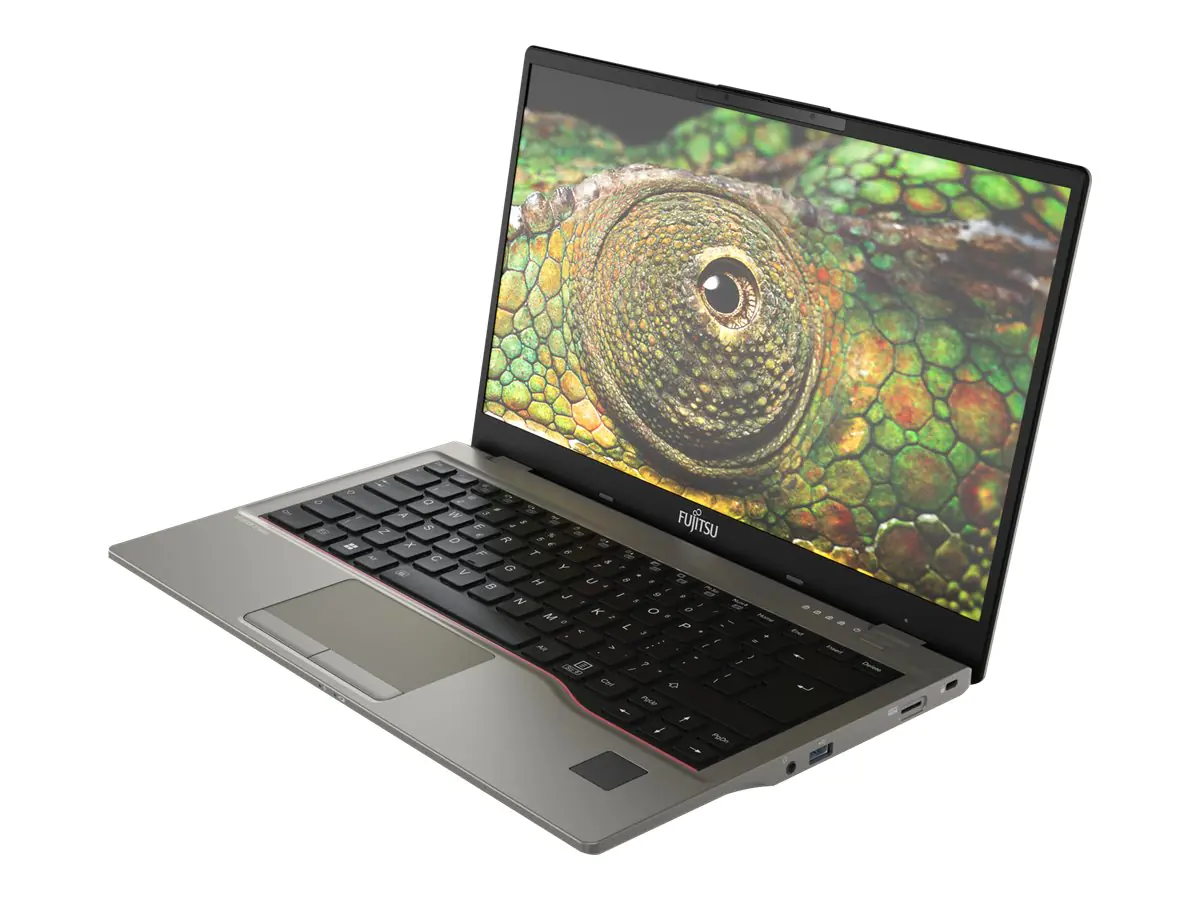 Fujitsu LIFEBOOK U7412 - Intel Core i5 1235U / 1.3 GHz - vPro Essentials - Win 11 Pro - Intel Iris Xe Grafikkarte - 8 GB RAM - 256 GB SSD SED, NVMe, Wert Ausdauer - 35.6 cm (14") IPS 1920 x 1080 (Full HD) - Wi-Fi 6E - Warm Silver, schwarz (Tastatur) - kbd