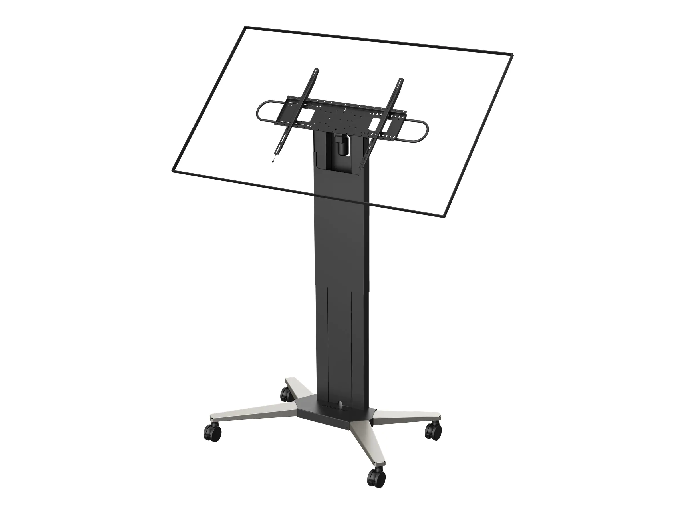 Vision - Wagen - motorisiert - für Flachbildschirm - Trolley - Stahl - mattschwarz - Bildschirmgröße: 119.4-228.6 cm (47"-90") - für Microsoft Surface Hub 3 for Business