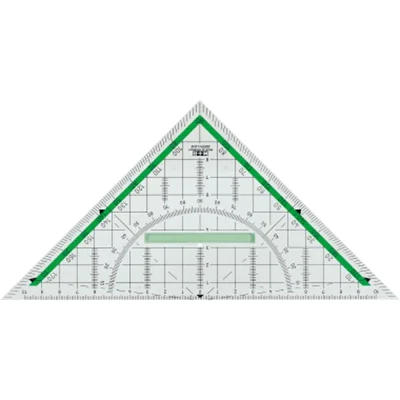 Möbius Ruppert Geometrie-Dreieck GreenLine 20.0 cm 723230810