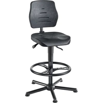meychair Arbeitsdrehstuhl Workster Pro W15 XXL ca. 61-86cm Stahl, pulverbeschichtet schwarz