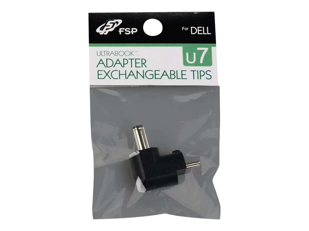 FSP Ultrabook Adapter Exchangeable Tips U7 - Adapter für Power Connector - Gleichstromstecker 4,5 x 0,6 mm (M) 4AP0019801GP