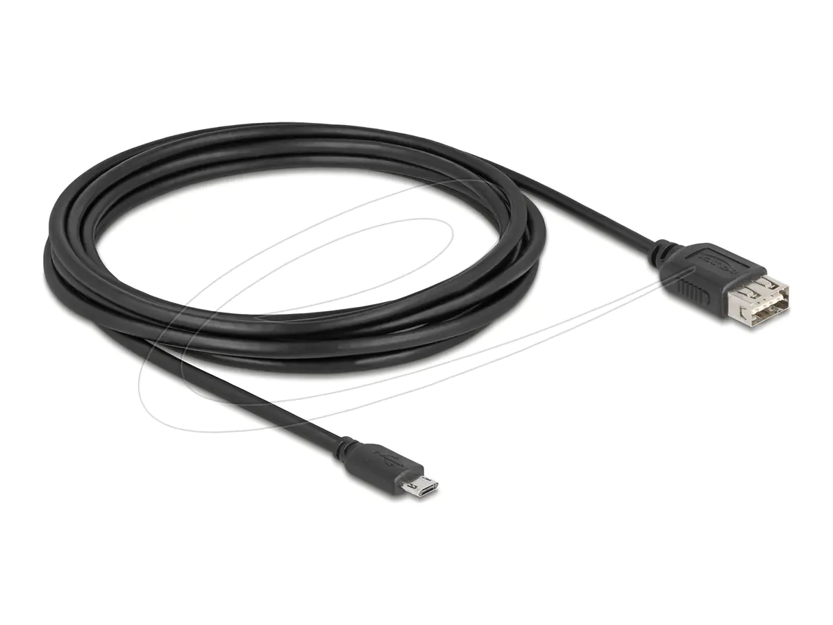 Delock USB 2.0 Kabel EASY Typ Micro-B Stecker zu Typ-A Buchse - Kabel - Digital/Daten