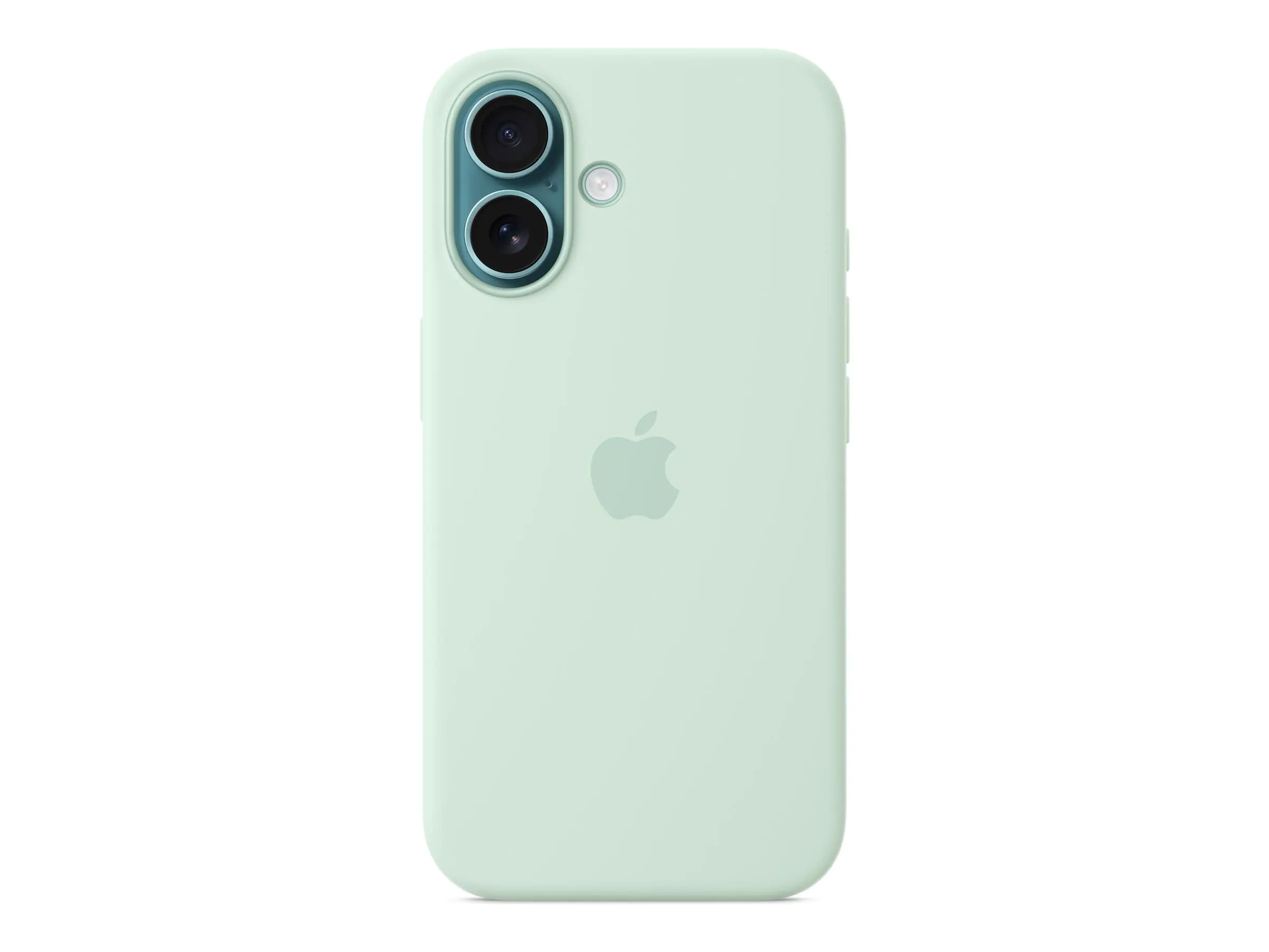 Apple - Hintere Abdeckung für Mobiltelefon - kompatibel mit MagSafe - Silikon - aquamarin - für iPhone 16