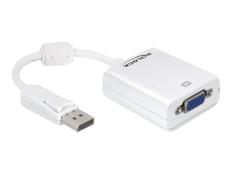 Delock - VGA-Adapter - DisplayPort (M) zu HD-15 (VGA) (W) - 12.5 cm