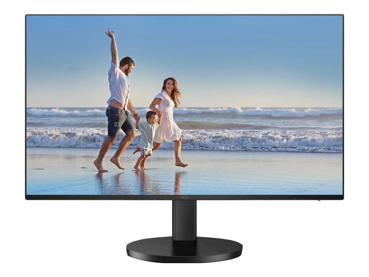 AOC Basic-line 27B3CF2 - B3 Series - LED-Monitor - 68.6 cm (27") - 1920 x 1080 Full HD (1080p) @ 100 Hz - IPS - 250 cd/m² - 1300:1 - 1 ms - HDMI, USB-C - Lautsprecher - Schwarz