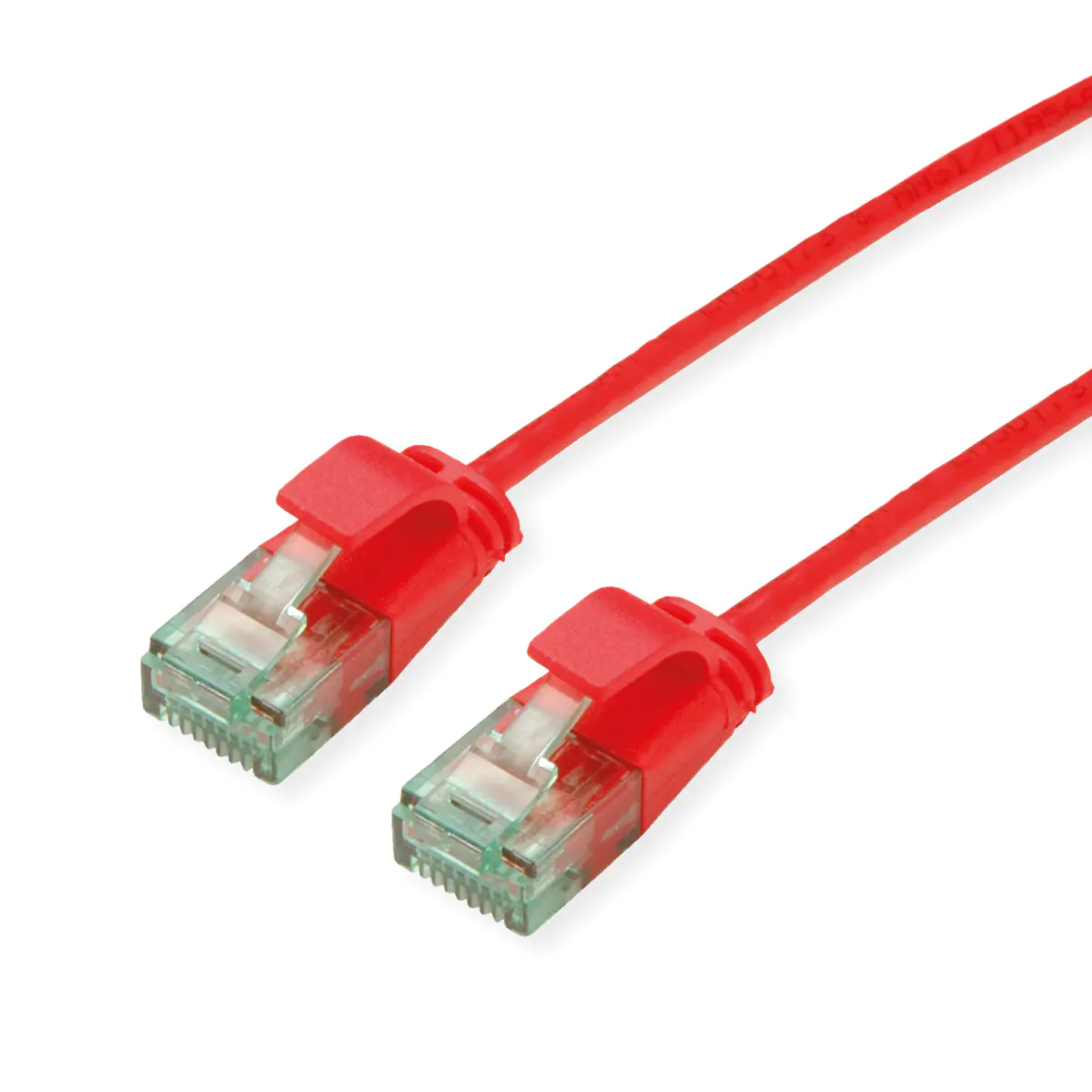 ROLINE RM UTP Patchkabel Kat6A/Kl.EA SLIM rot 1m - UTP