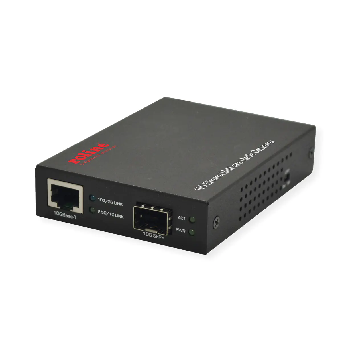 Roline - Medienkonverter - 1GbE, 10Gb Fibre Channel - 10GBase-T, Fibre Channel - SFP+ / RJ-45