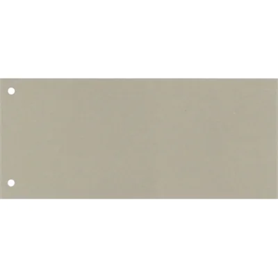 Trennstreifen 10,5x24cm Karton grau 100 St./Pack.