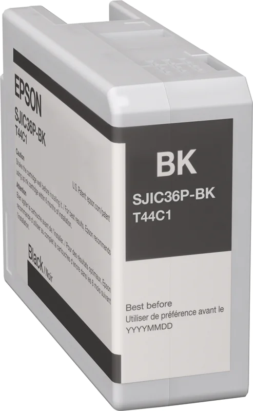 Epson SJIC36P(K) - 80 ml - Schwarz - Original - Tintenpatrone - für ColorWorks CW-C6000Ae, CW-C6000Pe, CW-C6500Ae, CW-C6500Pe