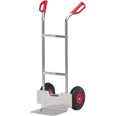 Fetra Sackkarre 57 x 115 cm (B x H) 150kg Aluminium silber/rot/schwarz
