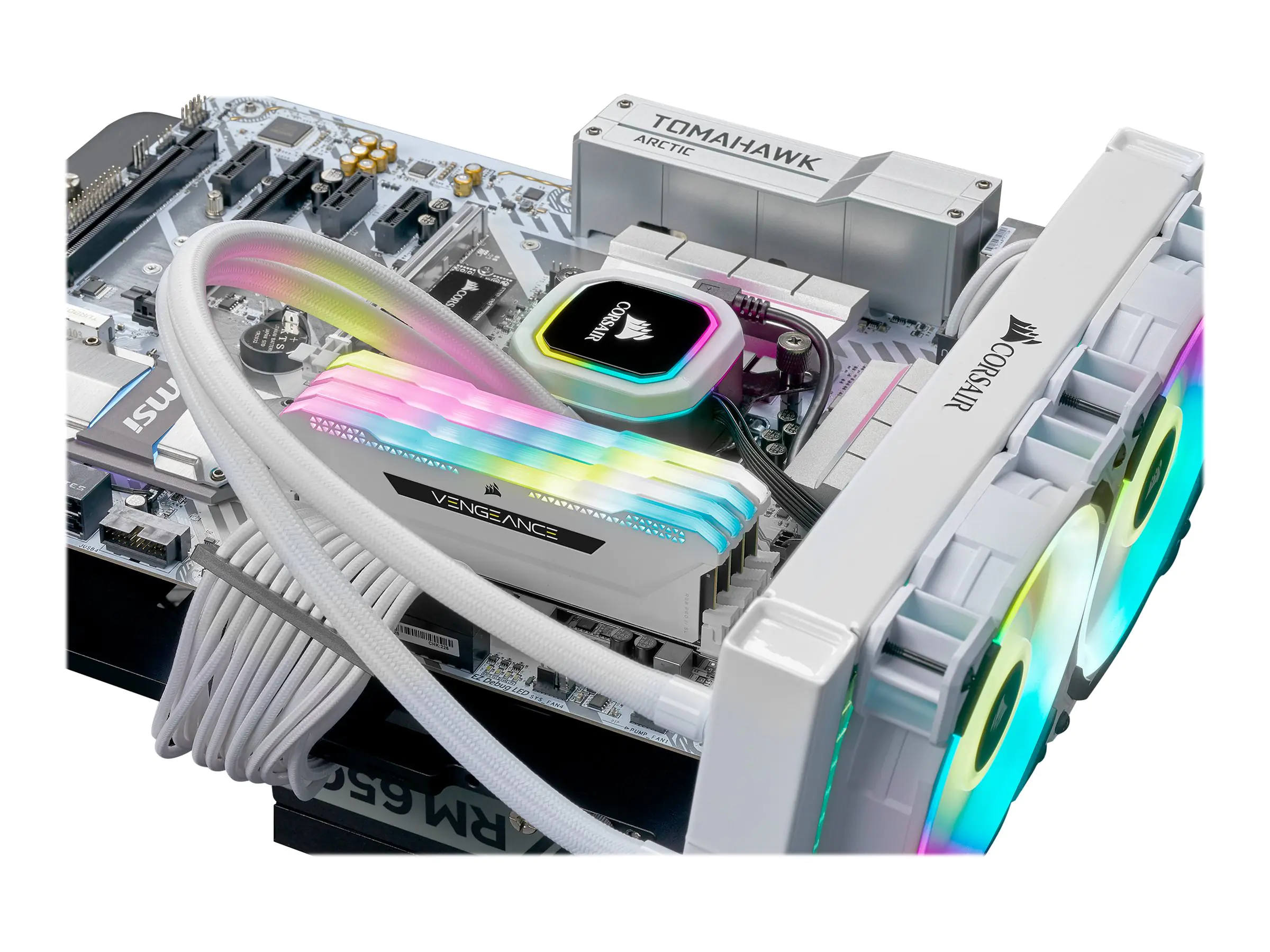Corsair Vengeance RGB PRO SL - DDR4 - Kit - 32 CMH32GX4M4E3200C16W