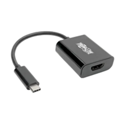 Eaton Tripp Lite Series USB C to HDMI Adapter Converter M/F 4K USB Type C to HDMI Black USB Type C, Thunderbolt 3 Compatible - Externer Videoadapter - USB-C 3.1 - HDMI - Schwarz