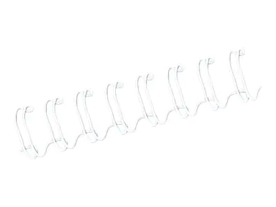 Fellowes Drahtbinderücken 53270 DIN A4 12mm weiß 100 St./Pack.