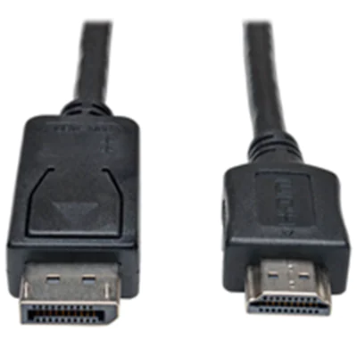 Eaton Tripp Lite Series DisplayPort to HDMI Adapter Cable (M/M), 15 ft. (4.6 m) - Adapterkabel - DisplayPort männlich zu HDMI männlich - 4.5 m - Schwarz