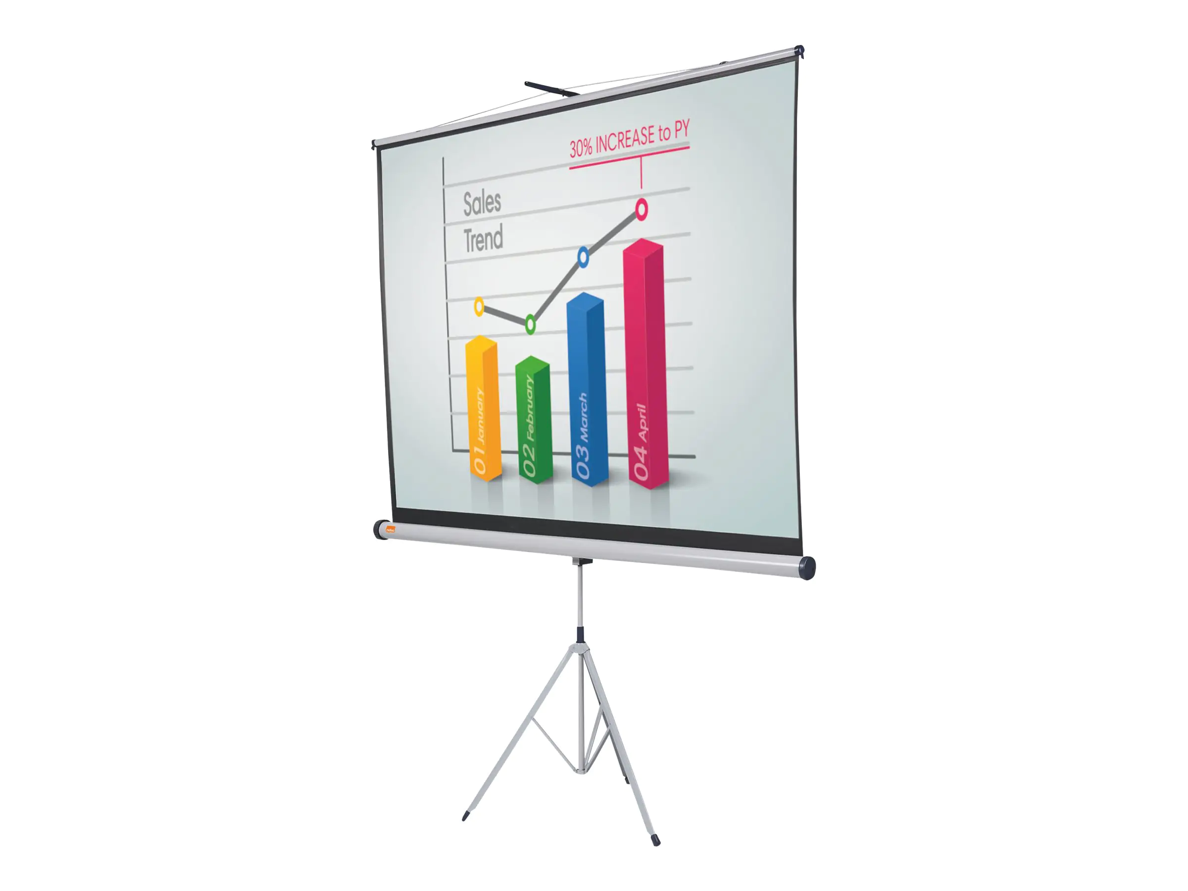 Nobo Projektionsbildschirm mit Stativ - 243 cm (95.7")