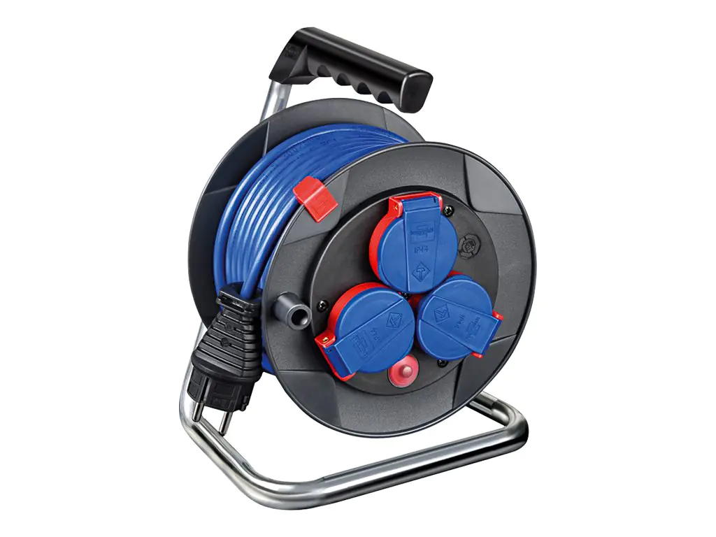 Brennenstuhl Garant Compact IP44 Super-Solid cable reel 15m AT-N05V3V3-F3G1,5 - Steckdosenleiste - Ausgangsanschlüsse: 3 - 15 m Schnur