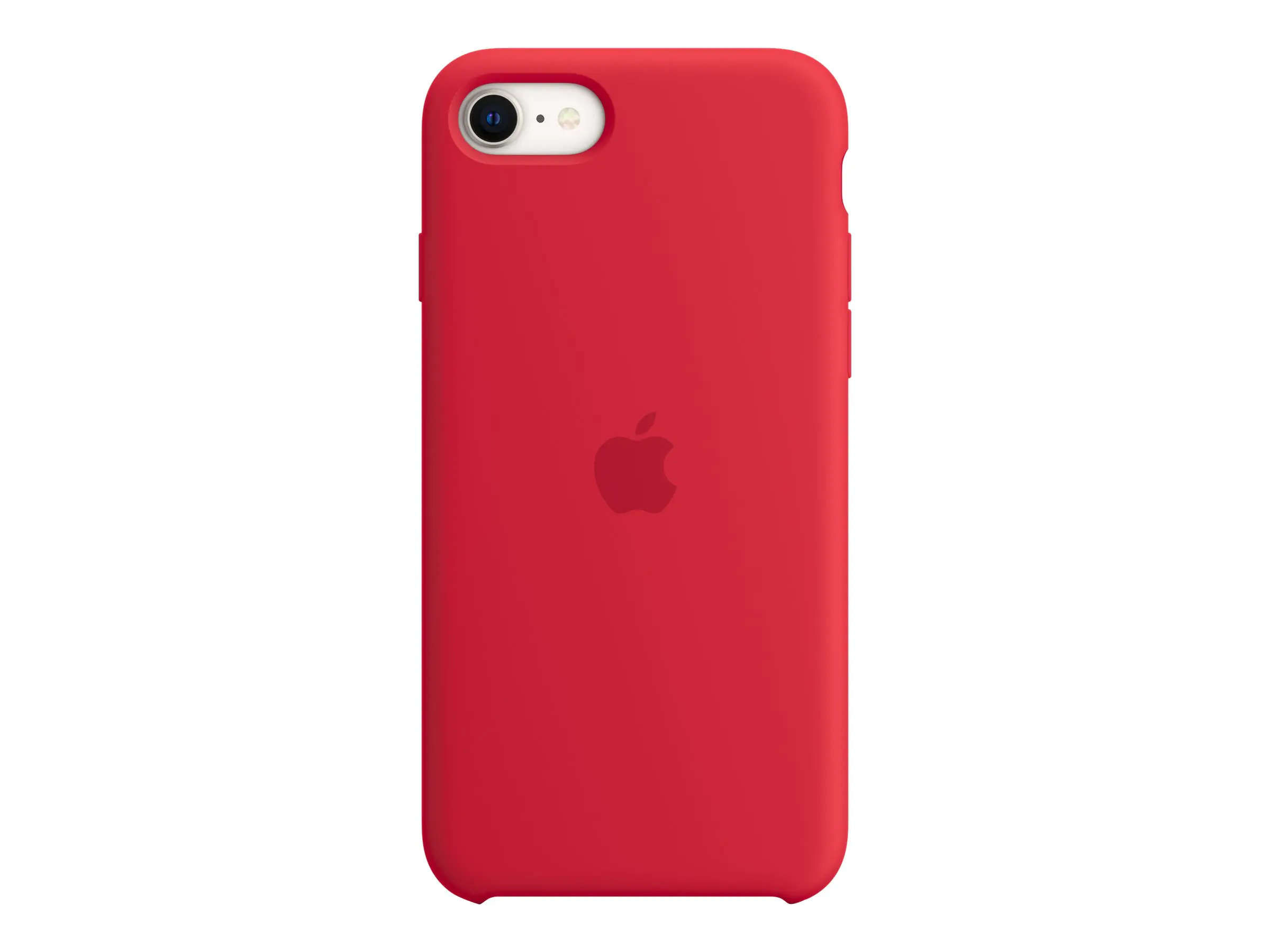 Apple - (PRODUCT) RED - hintere Abdeckung für Mobiltelefon - Silikon - Rot - für iPhone 7, 8, SE (2. Generation), SE (3rd generation)