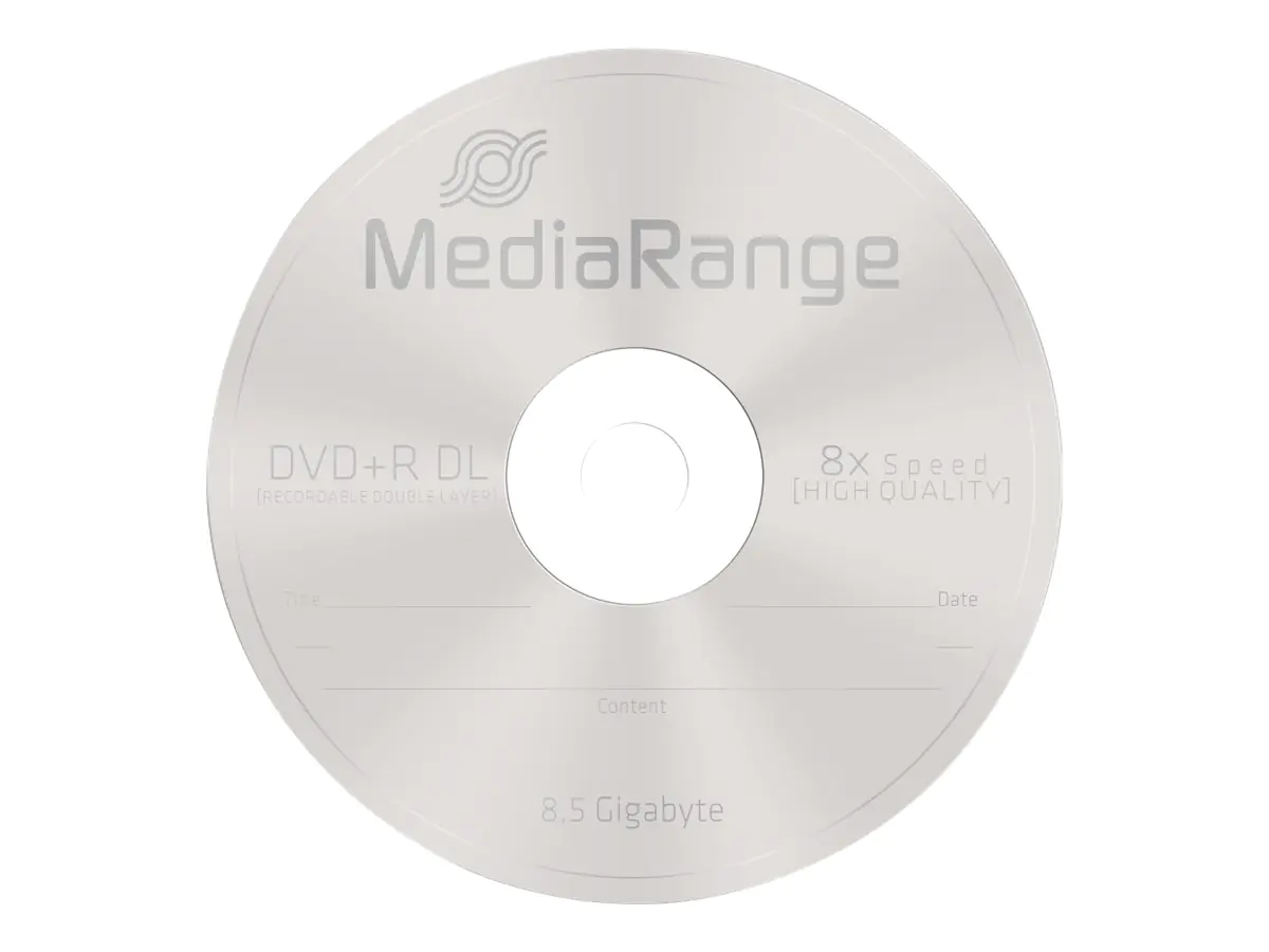 MEDIARANGE 5 x DVD+R DL - 8.5 GB (240 Min.) MR465