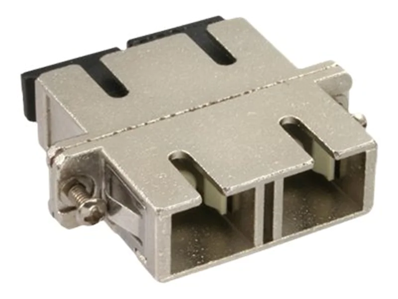 InLine LWL Metall-Kupplung - Duplex SC/SC - multimode - Keramik-Hülse - zum Einbau 89992M