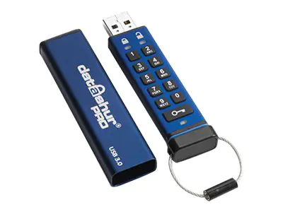 iStorage datAshur Pro - USB-Flash-Laufwerk - verschlüsselt - 8 GB - USB 3.0