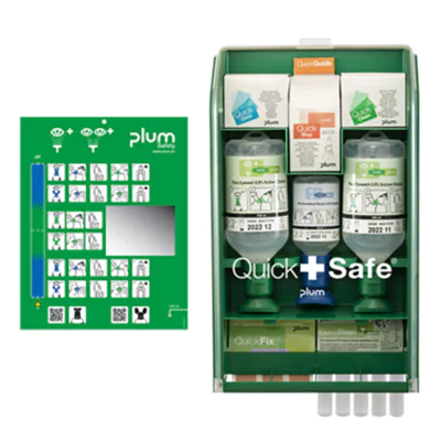 PLUM Erste Hilfe Station QuickSafe Complete 43 x 25,3 x 9,2 cm (B x H x T) Kunststoff grün