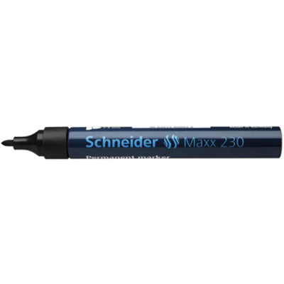 Schneider Permanentmarker Maxx 230 123001 Rundspitze 1-3mm schwarz
