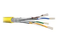 Draka UC FUTURE COMPACT22 - Bulkkabel - 500 m - SFTP, PiMF - CAT 8.2 - IEEE 802.3at - halogenfrei, Riser, robust - Gelb