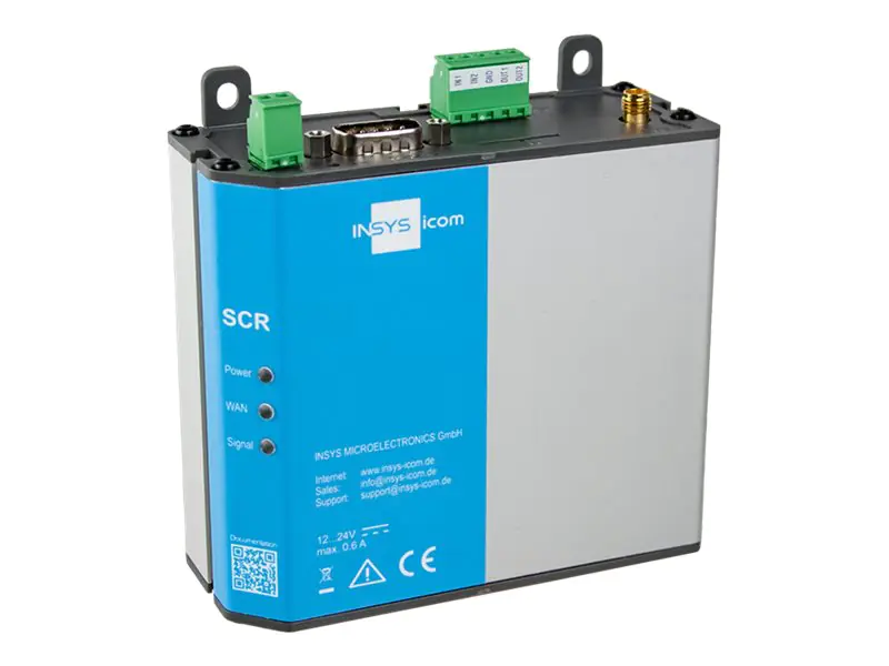 Insys icom SCR-L 300 - Router - WWAN 2-Port-Switch 10020729