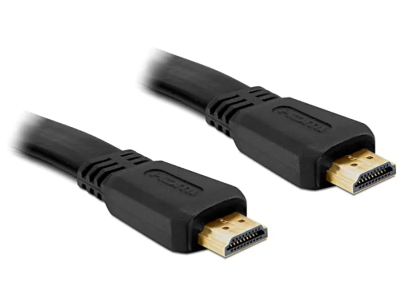 Delock High Speed HDMI with Ethernet - HDMI-Kabel mit Ethernet - HDMI männlich zu HDMI männlich - 5 m