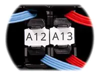 PATCHBOX ID Labels - Kabel-Kennzeichnungsetiketten (Packung mit 96 Stück) IDLABELW