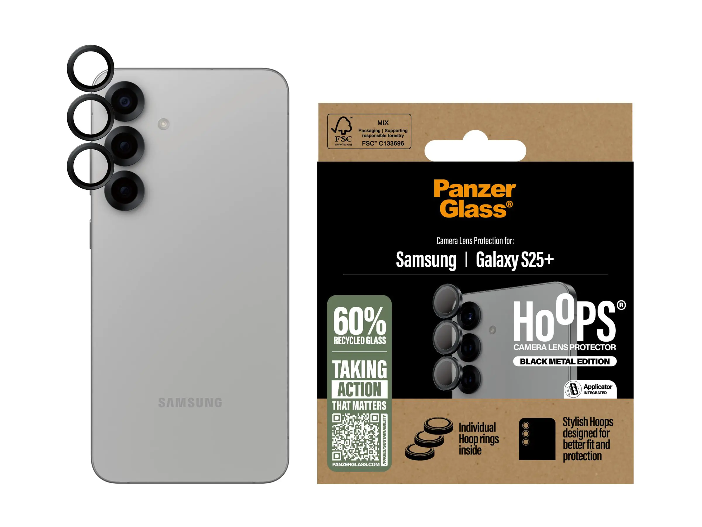 PanzerGlass Hoops - Objektivschutz für Handy