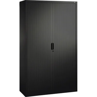 C P Omnispace Rollladenschrank schwarzgrau 4 Fachböden 120.0 x 42.0 198.0 320300S10073