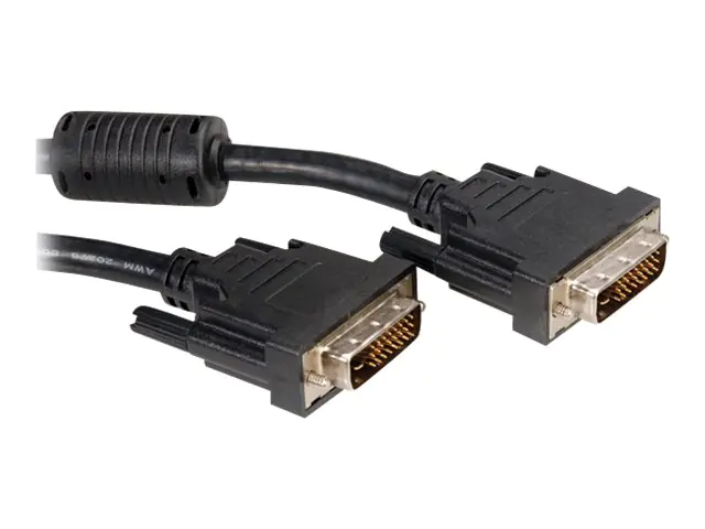 Roline - DVI-Kabel - Dual Link - DVI-D (M) zu DVI-D (M) - 7.5 m - Daumenschrauben - Schwarz