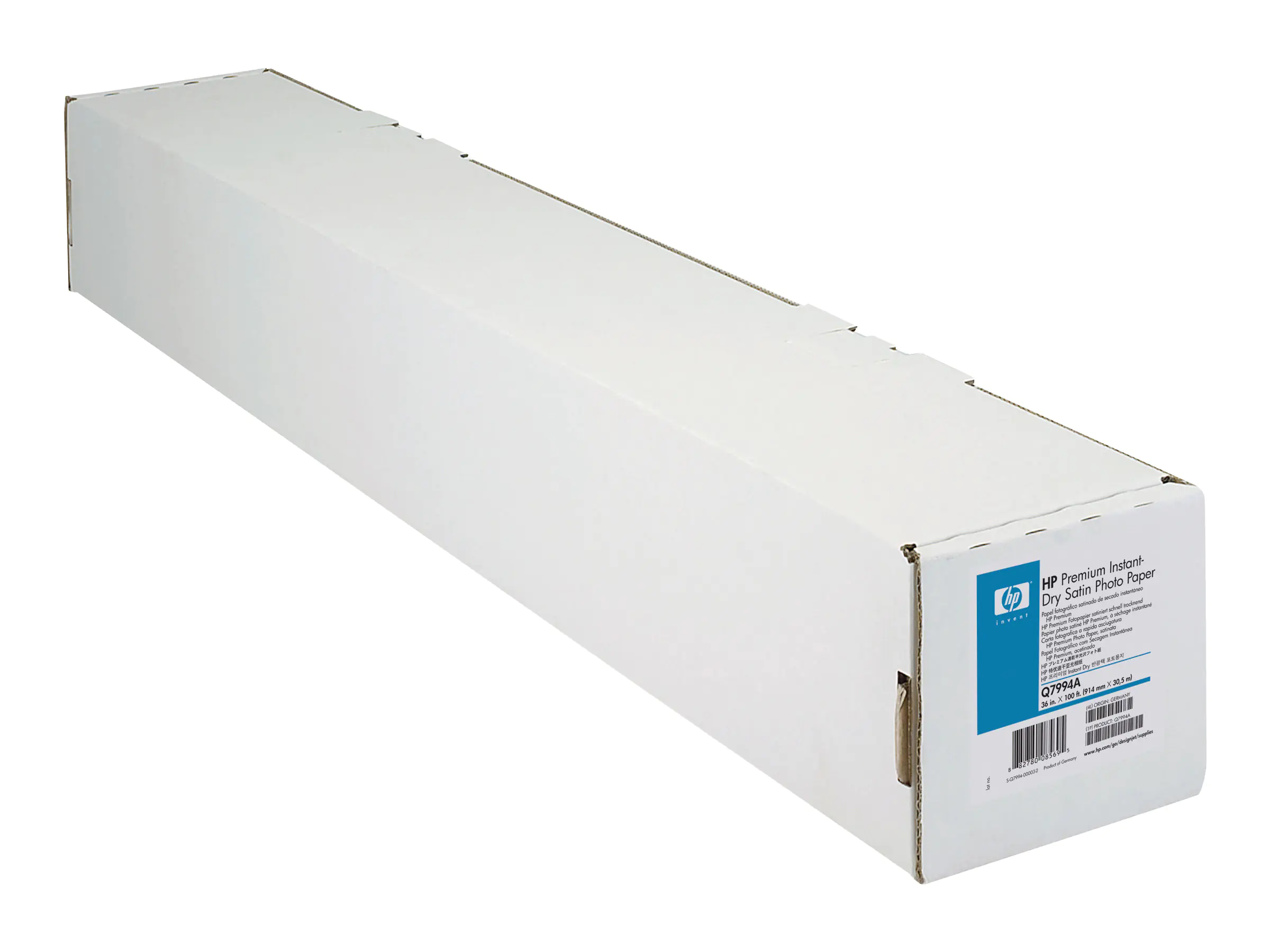 HP Premium Instant-dry Satin Photo Paper - Seidig - Rolle (91,4 cm x 30,5 m) Q7994A
