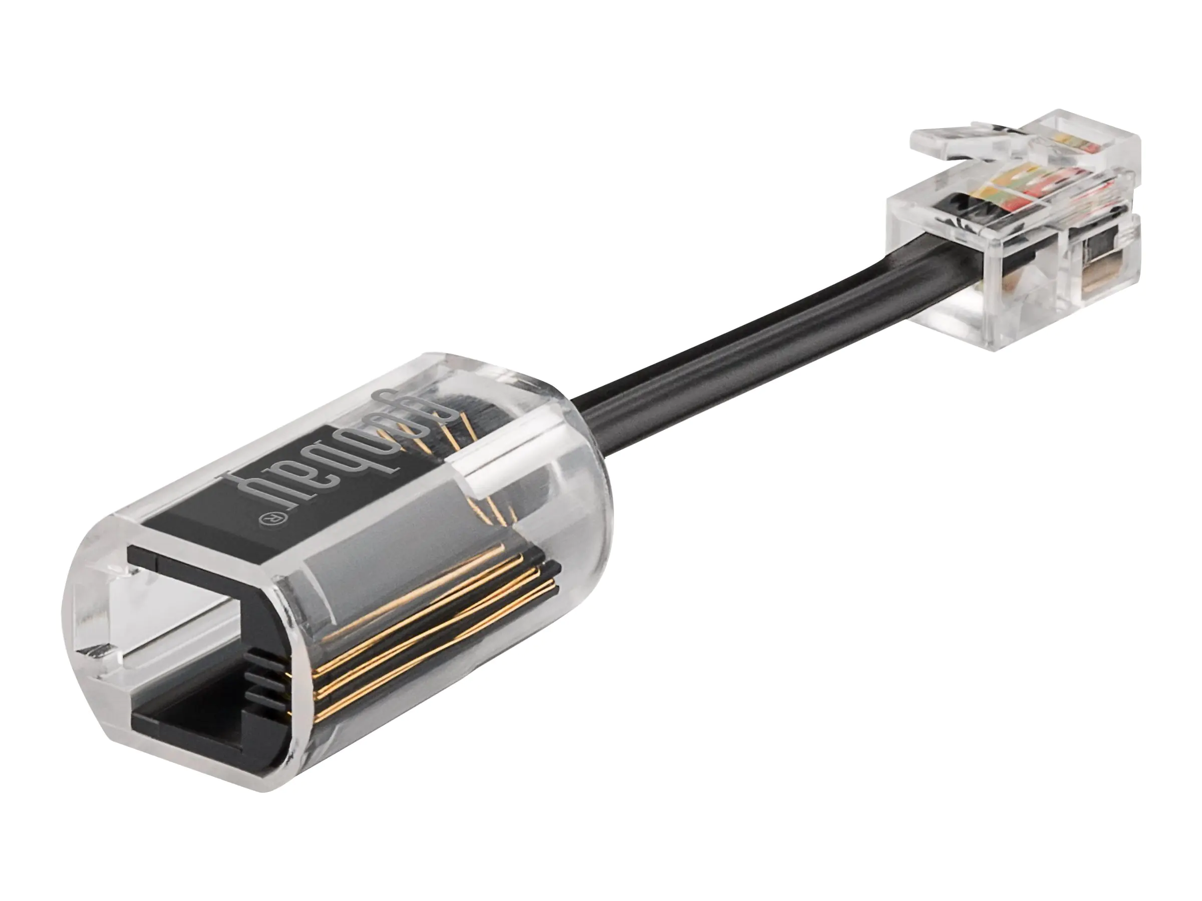 goobay - Kabel-Organizer - Schwarz, durchsichtig