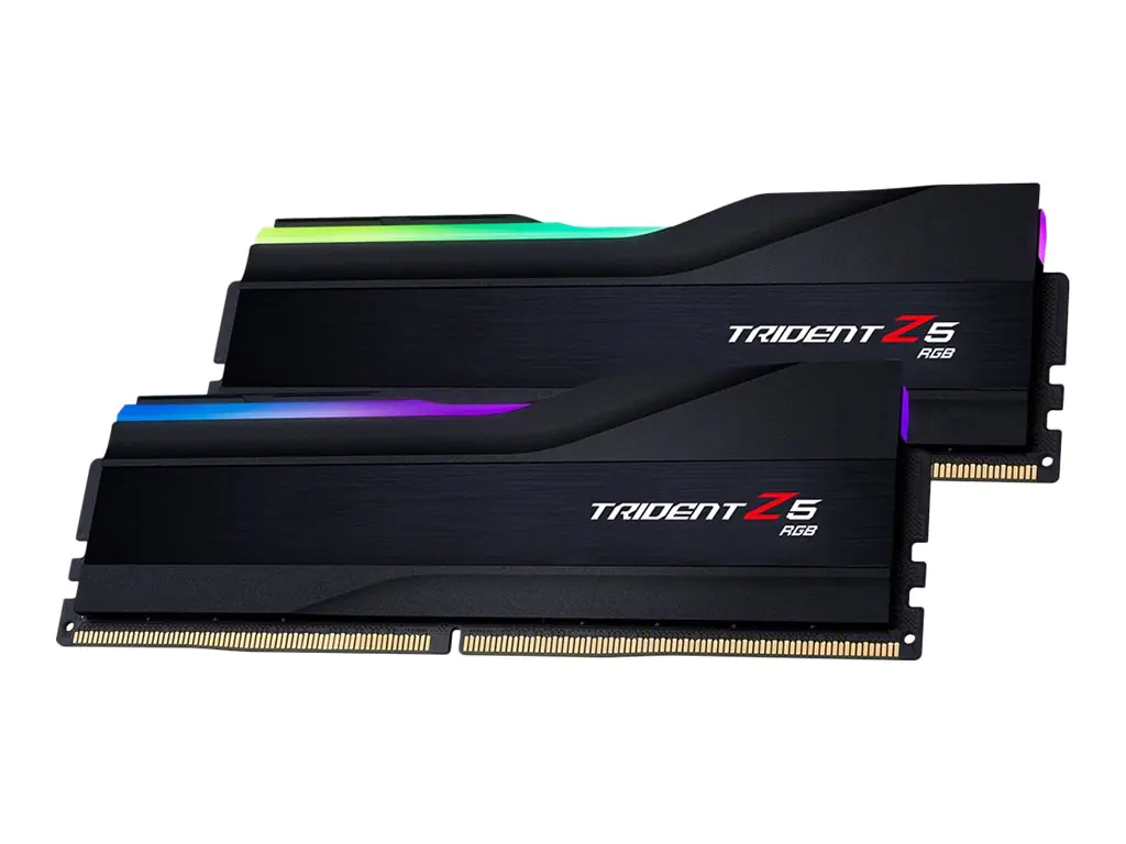 G.Skill Trident Z5 RGB - DDR5 - Kit - 32 GB: 2 x 16 GB - DIMM 288-PIN - 6000 MHz / PC5-48000 - CL36 - 1.35 V - ungepuffert - non-ECC - mattschwarz